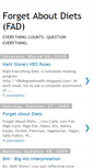 Mobile Screenshot of forget-about-diets.blogspot.com