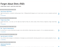 Tablet Screenshot of forget-about-diets.blogspot.com