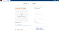 Desktop Screenshot of onlyplaylist.blogspot.com