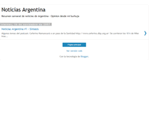 Tablet Screenshot of noticiasargentina.blogspot.com