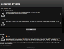 Tablet Screenshot of minali-bohemiandreams.blogspot.com