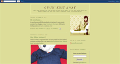 Desktop Screenshot of givinknitaway.blogspot.com