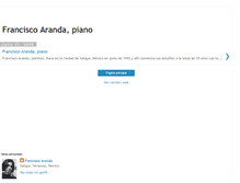 Tablet Screenshot of franciscoaranda.blogspot.com