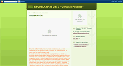 Desktop Screenshot of escuela25-03.blogspot.com