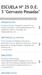 Mobile Screenshot of escuela25-03.blogspot.com