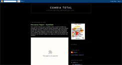 Desktop Screenshot of cumbiatotal.blogspot.com