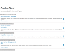 Tablet Screenshot of cumbiatotal.blogspot.com