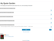 Tablet Screenshot of mylittlequotegarden.blogspot.com