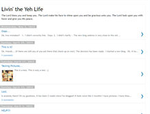 Tablet Screenshot of livintheyehlife.blogspot.com