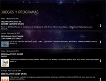 Tablet Screenshot of juegosprogramagratis.blogspot.com