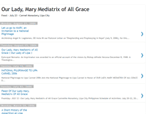 Tablet Screenshot of mediatrixofallgrace.blogspot.com