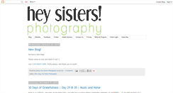 Desktop Screenshot of heysistersphotography.blogspot.com