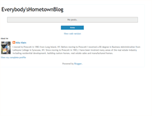 Tablet Screenshot of everybodyshometownblog.blogspot.com