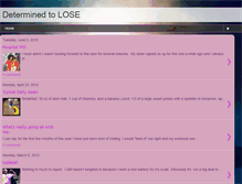 Tablet Screenshot of determinedtoloseweightanddebt.blogspot.com