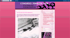 Desktop Screenshot of congresofeministaucm.blogspot.com