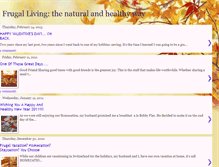 Tablet Screenshot of healthynaturalfrugalliving.blogspot.com