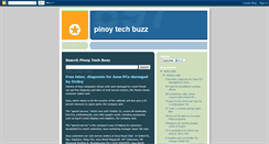 Desktop Screenshot of pinoytechbuzz.blogspot.com