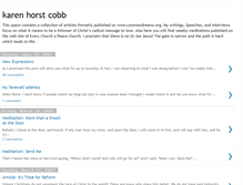 Tablet Screenshot of karencobb.blogspot.com