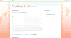 Desktop Screenshot of mydlanakrolewna.blogspot.com