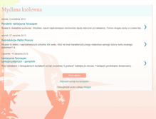 Tablet Screenshot of mydlanakrolewna.blogspot.com