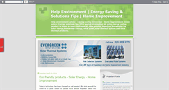 Desktop Screenshot of help-environment.blogspot.com