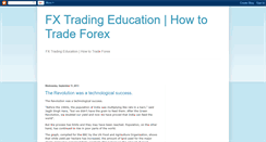 Desktop Screenshot of fxtradingeducation2011.blogspot.com