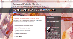 Desktop Screenshot of cengkodokpolkadot.blogspot.com