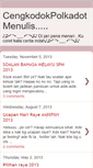 Mobile Screenshot of cengkodokpolkadot.blogspot.com