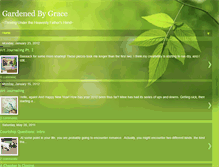 Tablet Screenshot of gardenedbygrace.blogspot.com