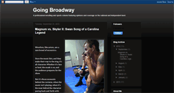 Desktop Screenshot of goingbroadwaysc.blogspot.com