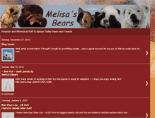 Tablet Screenshot of melisas-bears.blogspot.com