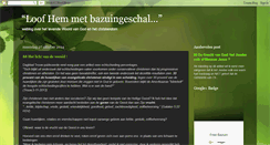 Desktop Screenshot of bazuingeschal.blogspot.com