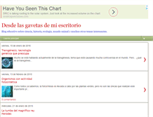 Tablet Screenshot of gavetasdemiescritorio.blogspot.com