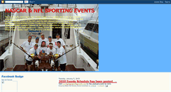 Desktop Screenshot of nascarevents.blogspot.com