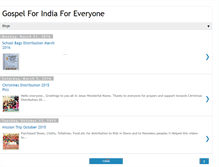 Tablet Screenshot of gospelforindiaforeveryone.blogspot.com