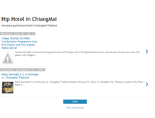 Tablet Screenshot of hotel-chiagmai.blogspot.com