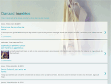 Tablet Screenshot of danzadbenditos.blogspot.com