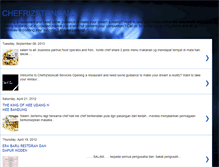 Tablet Screenshot of chefriztoncall.blogspot.com