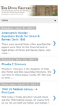 Mobile Screenshot of doorkeepergenealogy.blogspot.com