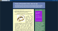 Desktop Screenshot of frentealpensamientounico.blogspot.com
