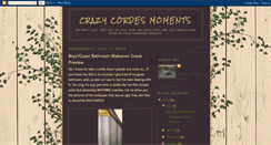 Desktop Screenshot of crazycordesmoments.blogspot.com