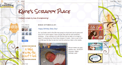 Desktop Screenshot of katiesscrappyplace.blogspot.com