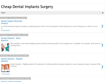 Tablet Screenshot of cheapdentalimplantssurgery.blogspot.com