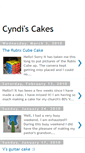 Mobile Screenshot of cyndiscakes.blogspot.com