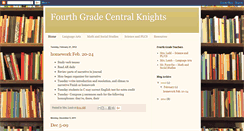 Desktop Screenshot of fourthgradeknights.blogspot.com