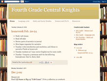 Tablet Screenshot of fourthgradeknights.blogspot.com