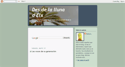 Desktop Screenshot of desdelallunadelx.blogspot.com