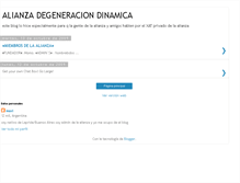 Tablet Screenshot of alianza-degeneracion-dinamica.blogspot.com