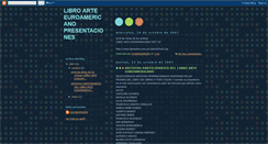 Desktop Screenshot of libroarteeuroamericanopresentaciones.blogspot.com