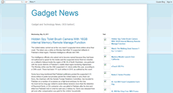 Desktop Screenshot of gadget-news-tech.blogspot.com